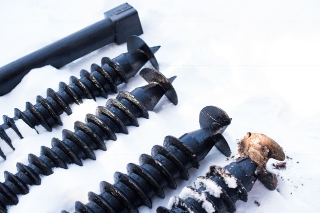 Беседка на сваях